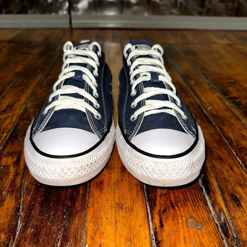 Converse Chuck Taylor All Star Low Top Sneakers Unisex M11 W13 Blue Lace Up